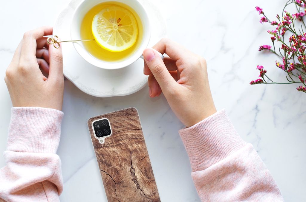 Samsung Galaxy A12 Bumper Hoesje Tree Trunk