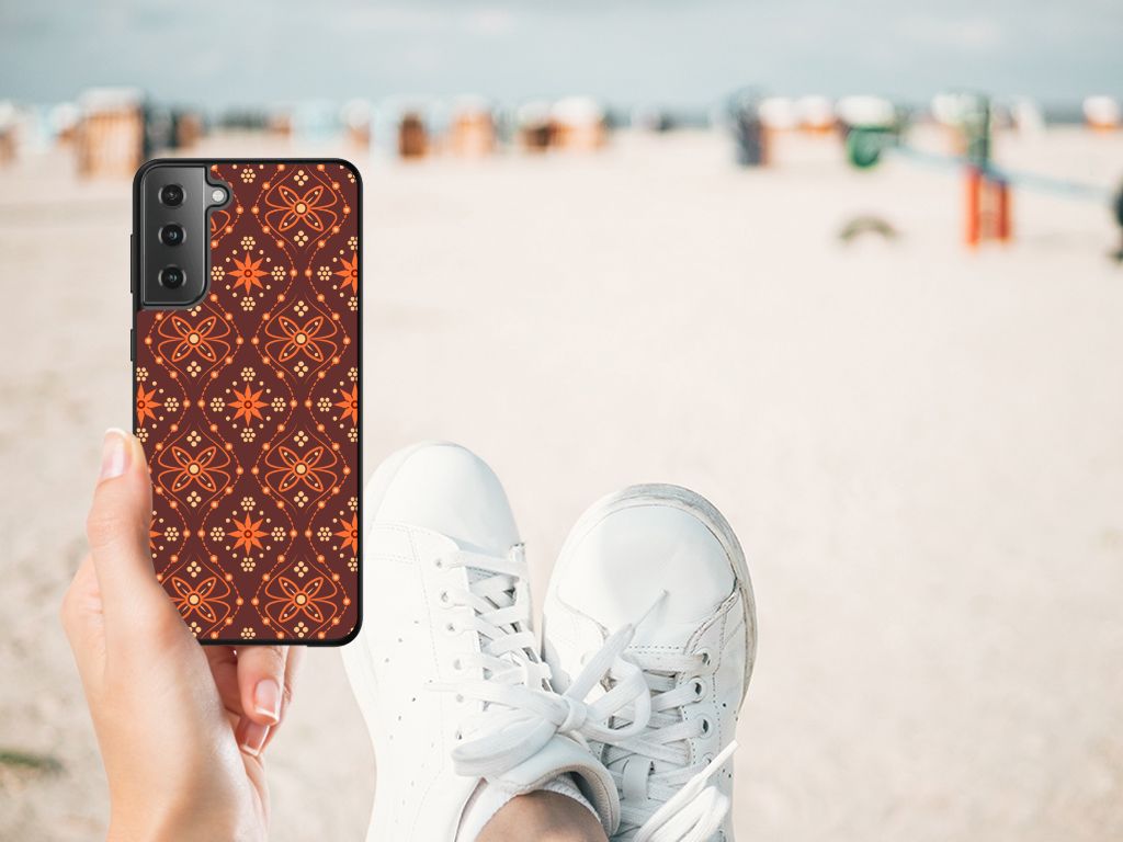 Samsung Galaxy S21 Plus Back Case Batik Brown B2C Telecom