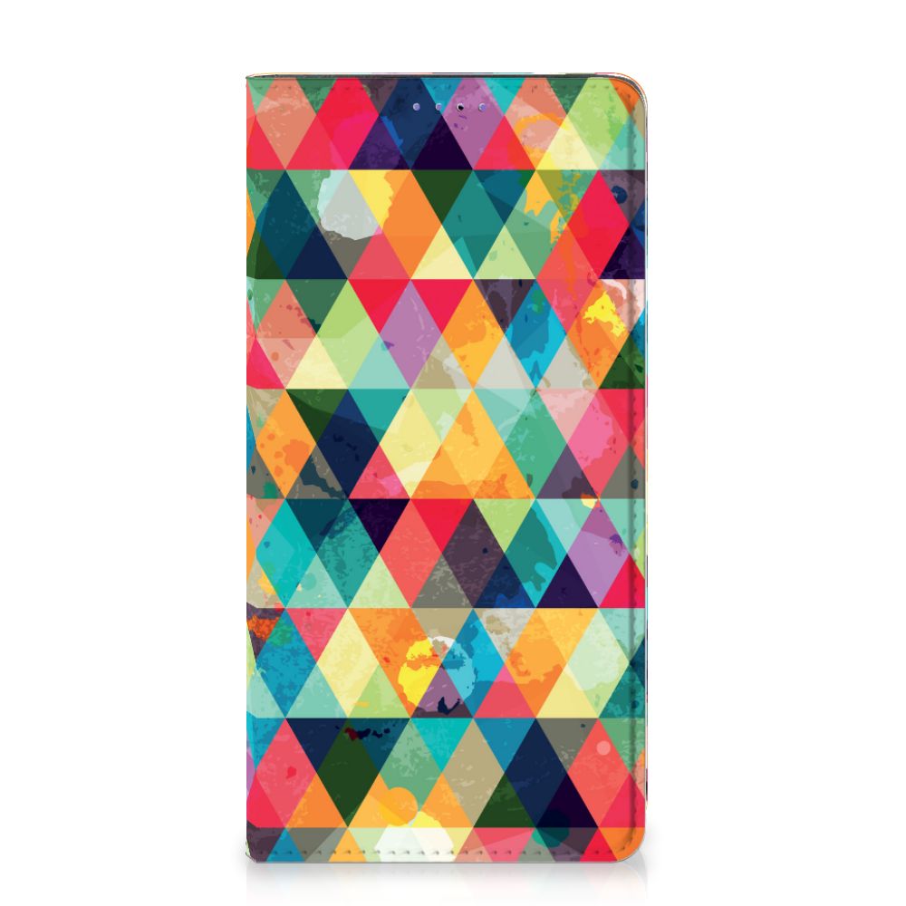 Samsung Galaxy A51 Hoesje met Magneet Geruit - B2C Telecom