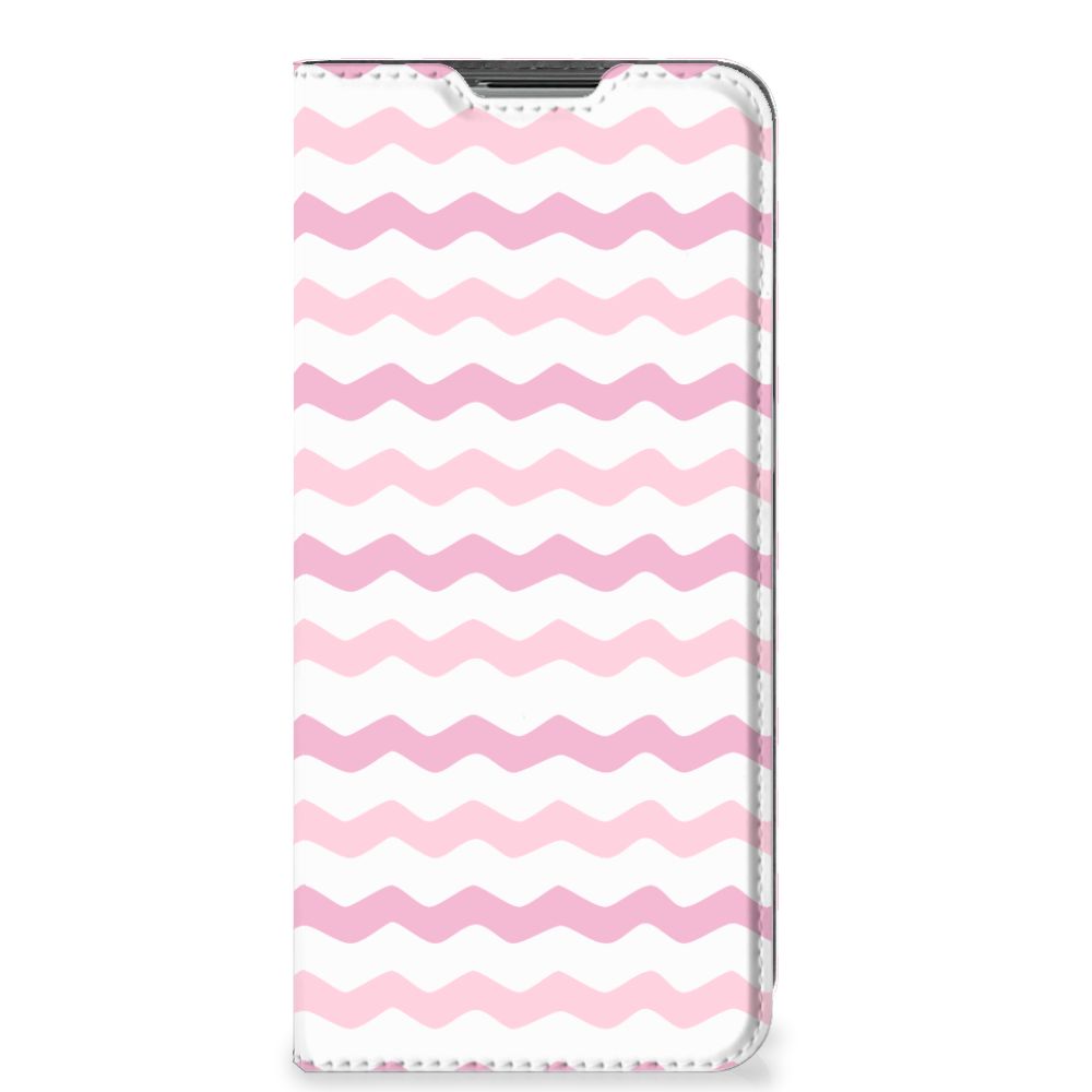 OPPO Find X5 Lite | Reno7 5G Hoesje met Magneet Waves Roze - B2C Telecom
