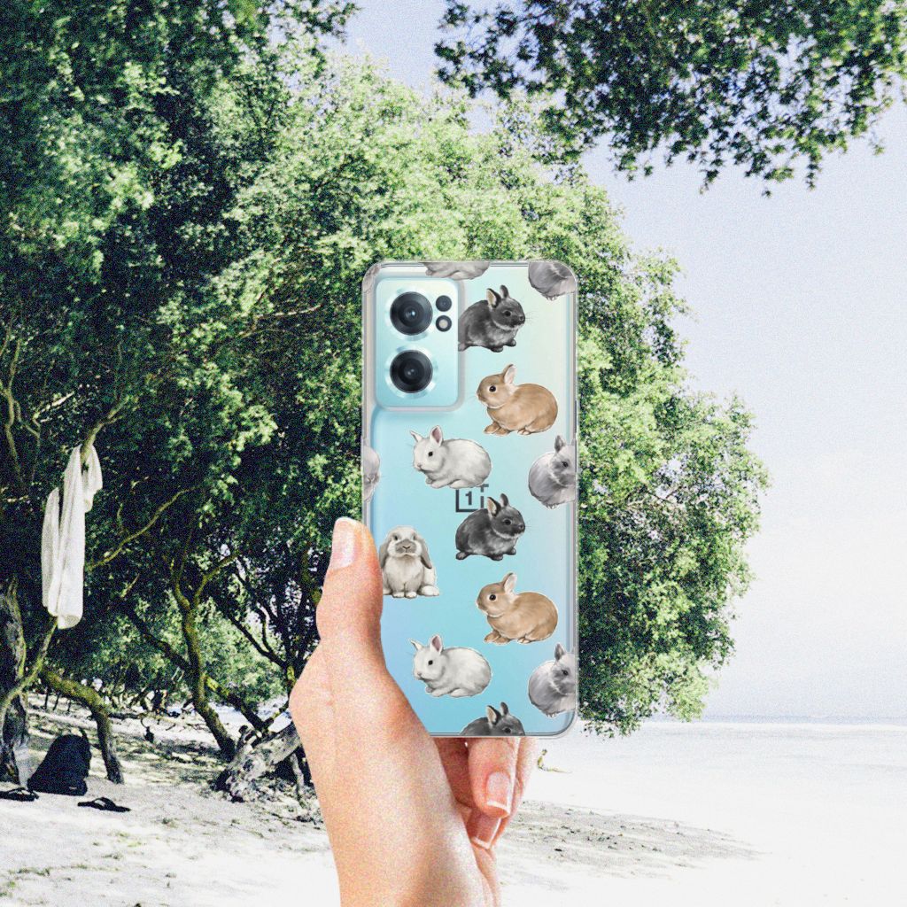 TPU Hoesje voor OnePlus Nord CE 2 5G Konijntjes