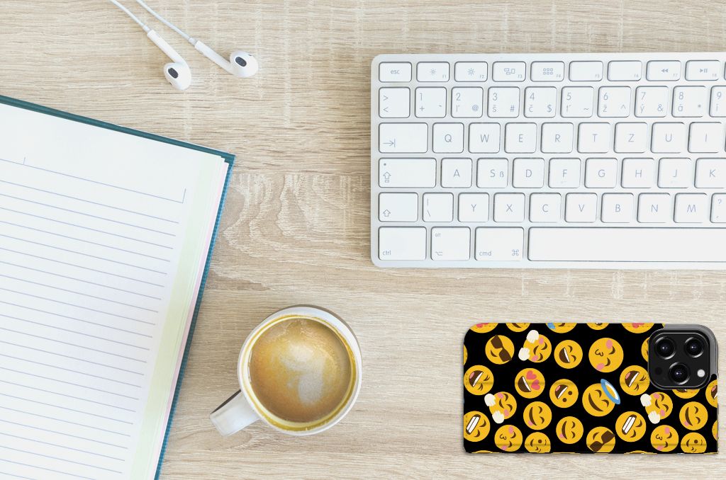 iPhone 13 Pro Max Hoesje met Magneet Emoji - B2C Telecom