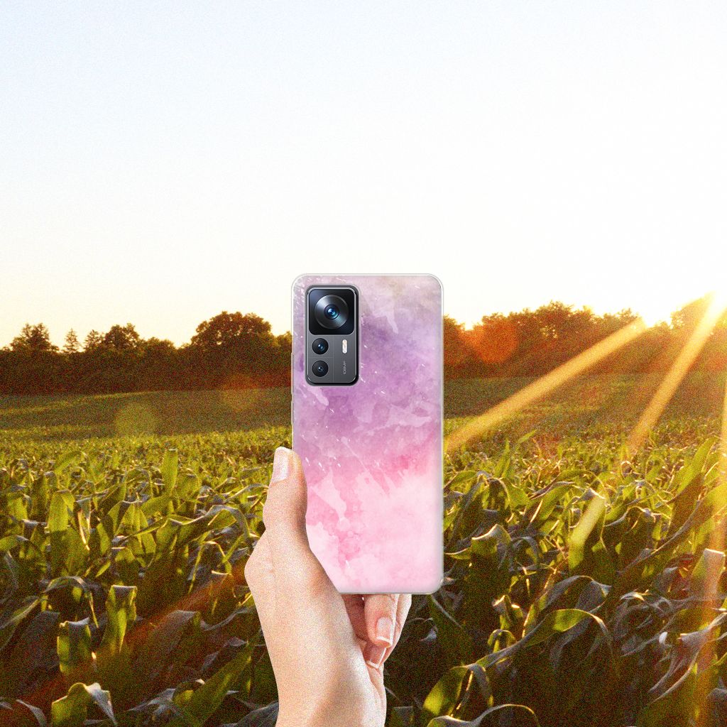 Hoesje maken Xiaomi 12T | 12T Pro Pink Purple Paint B2C Telecom
