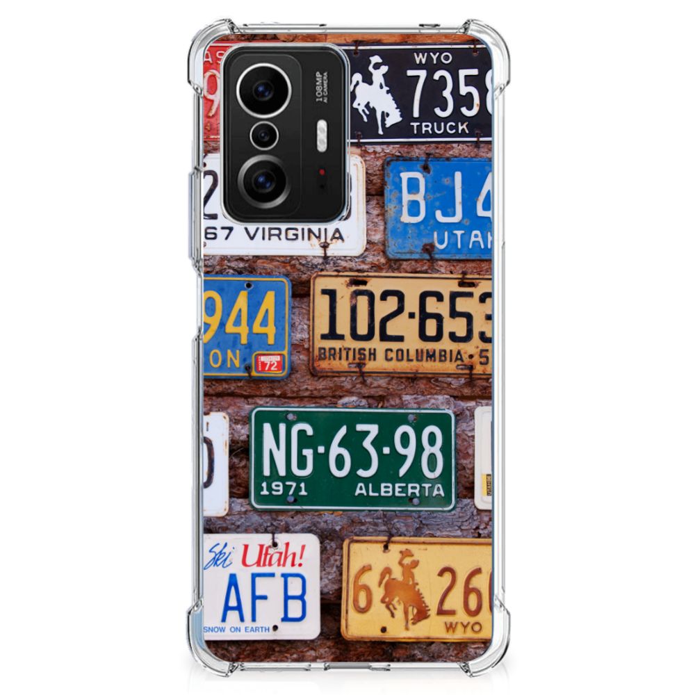 Xiaomi 11T | 11T Pro Anti-shock Hoesje met foto Kentekenplaten