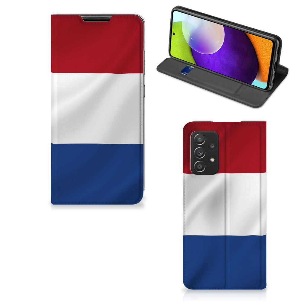 Samsung Galaxy A52 Standcase Nederlandse Vlag