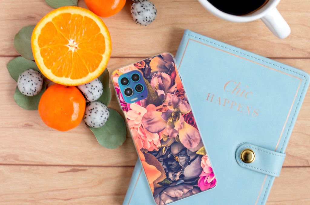 Motorola Moto G100 TPU Case Bosje Bloemen B2C Telecom