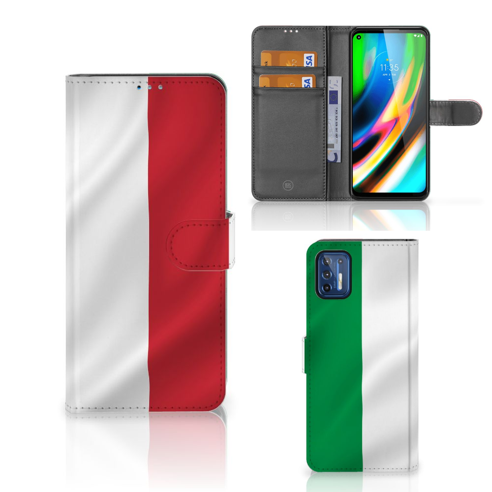 Motorola Moto G9 Plus Bookstyle Case Italië