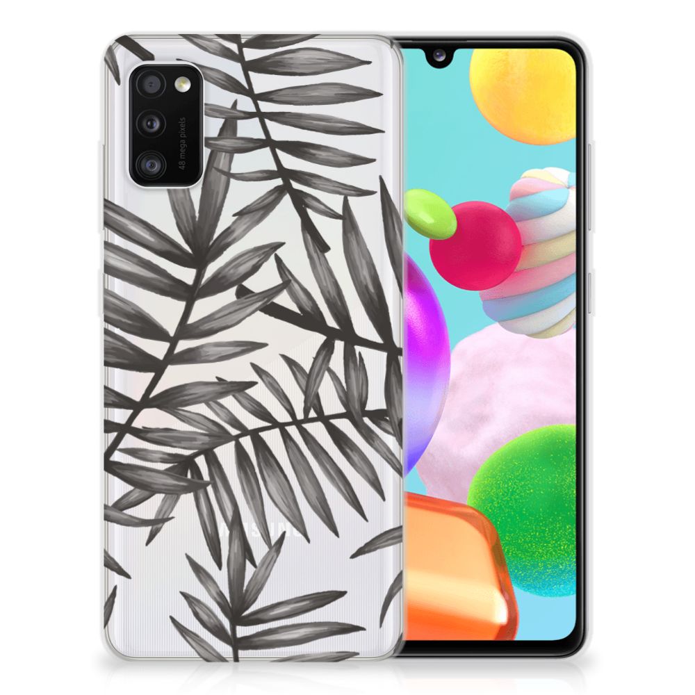 Samsung Galaxy A41 TPU Case Leaves Grey B2C Telecom