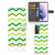 Samsung Galaxy S21 Plus Telefoon Hoesje Zigzag Groen