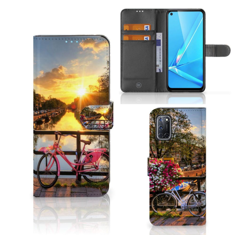 OPPO A72 | OPPO A52 Flip Cover Amsterdamse Grachten