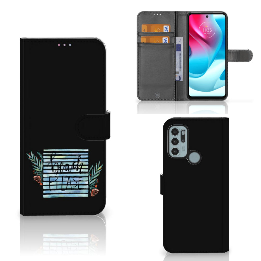 Motorola Moto G60s Leuk Hoesje Boho Beach