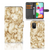 Samsung Galaxy A41 Bookcase Marmer Goud