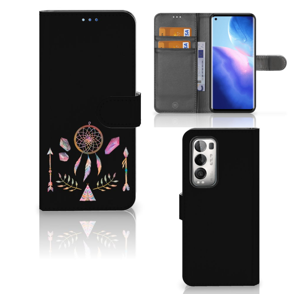 OPPO Find X3 Neo 5G Leuk Hoesje Boho Dreamcatcher