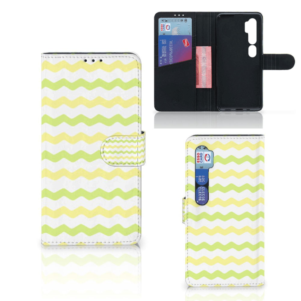 Xiaomi Mi Note 10 Pro Telefoon Hoesje Waves Yellow