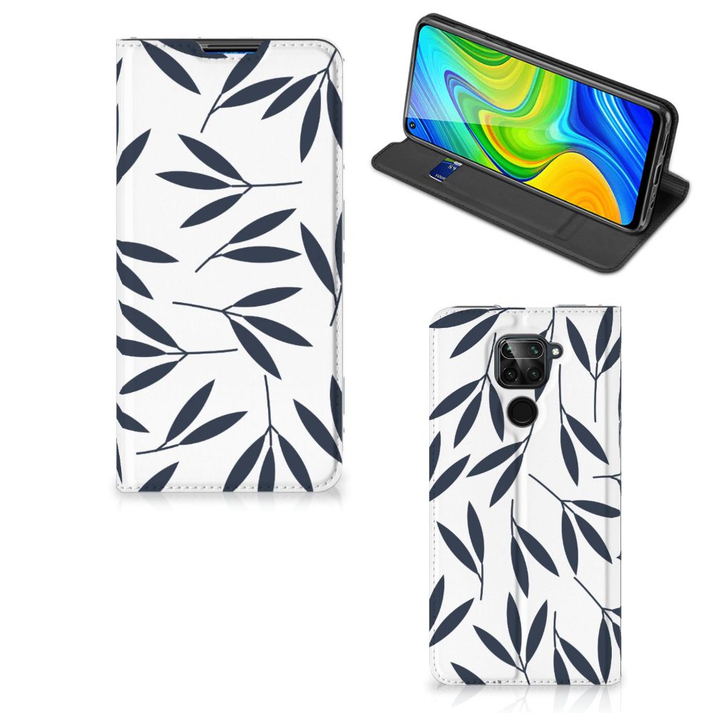 Xiaomi Redmi Note 9 Smart Cover Leaves Blue - B2C Telecom