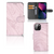 iPhone 13 Mini Bookcase Marble Pink - Origineel Cadeau Vriendin met luxe marmeren design.