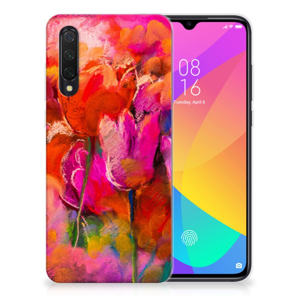 Hoesje maken Xiaomi Mi 9 Lite Tulips B2C Telecom