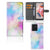 Hoesje Xiaomi Redmi Note 12 4G Watercolor Light met pastelkleuren en pasjeshouder.