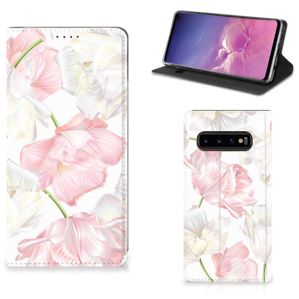 Samsung Galaxy S10 Smart Cover Lovely Flowers