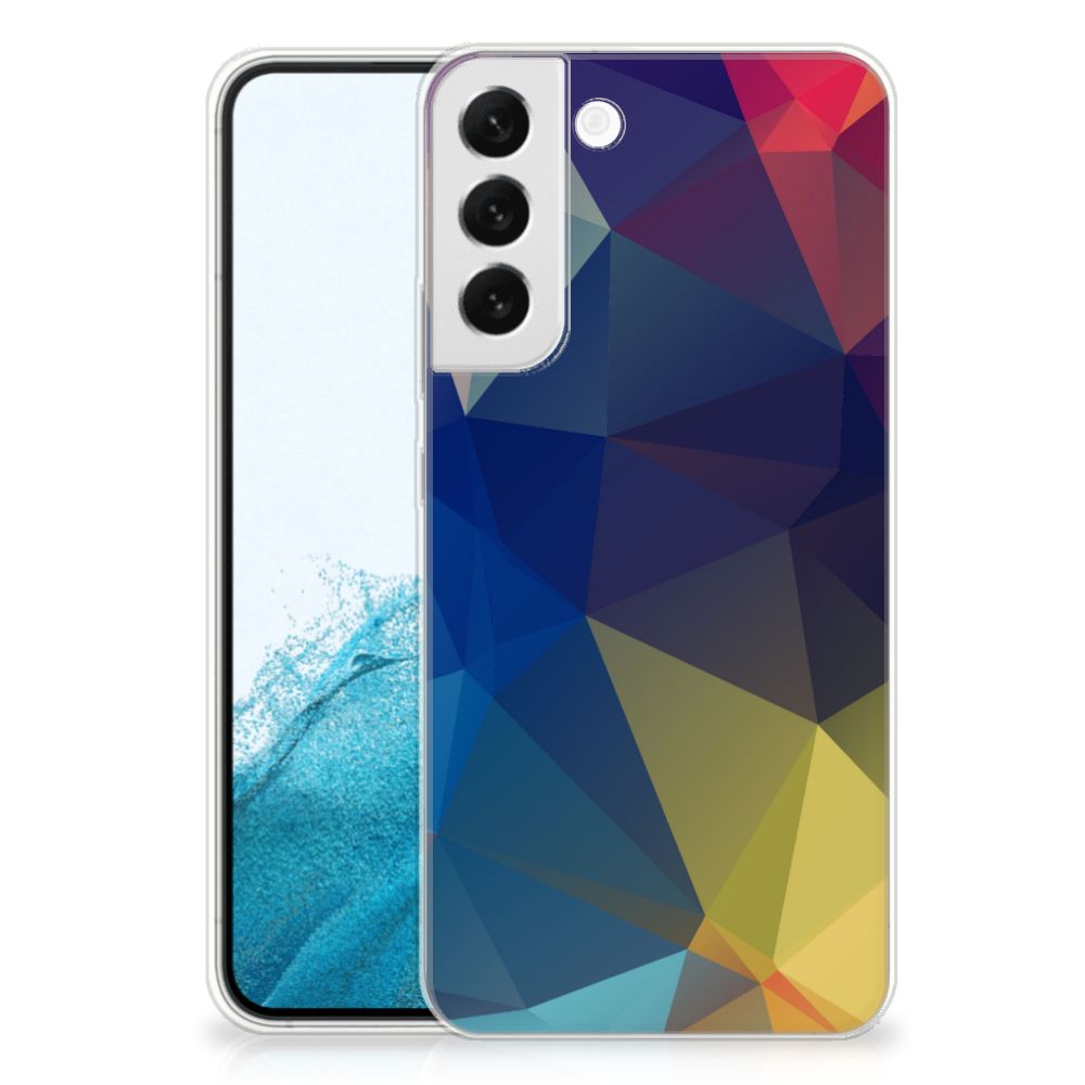 Samsung Galaxy S22 Plus TPU Hoesje Polygon Dark B2C Telecom