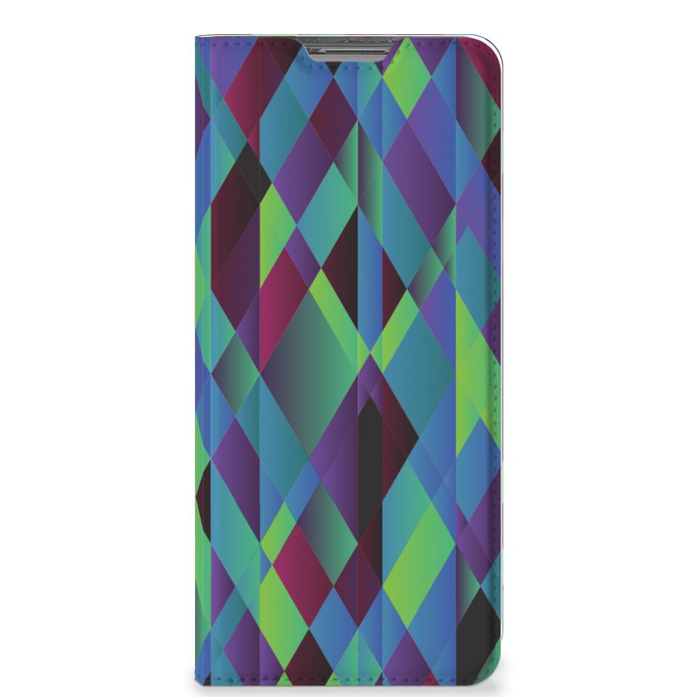 OPPO Find X5 Stand Case Abstract Green Blue - B2C Telecom