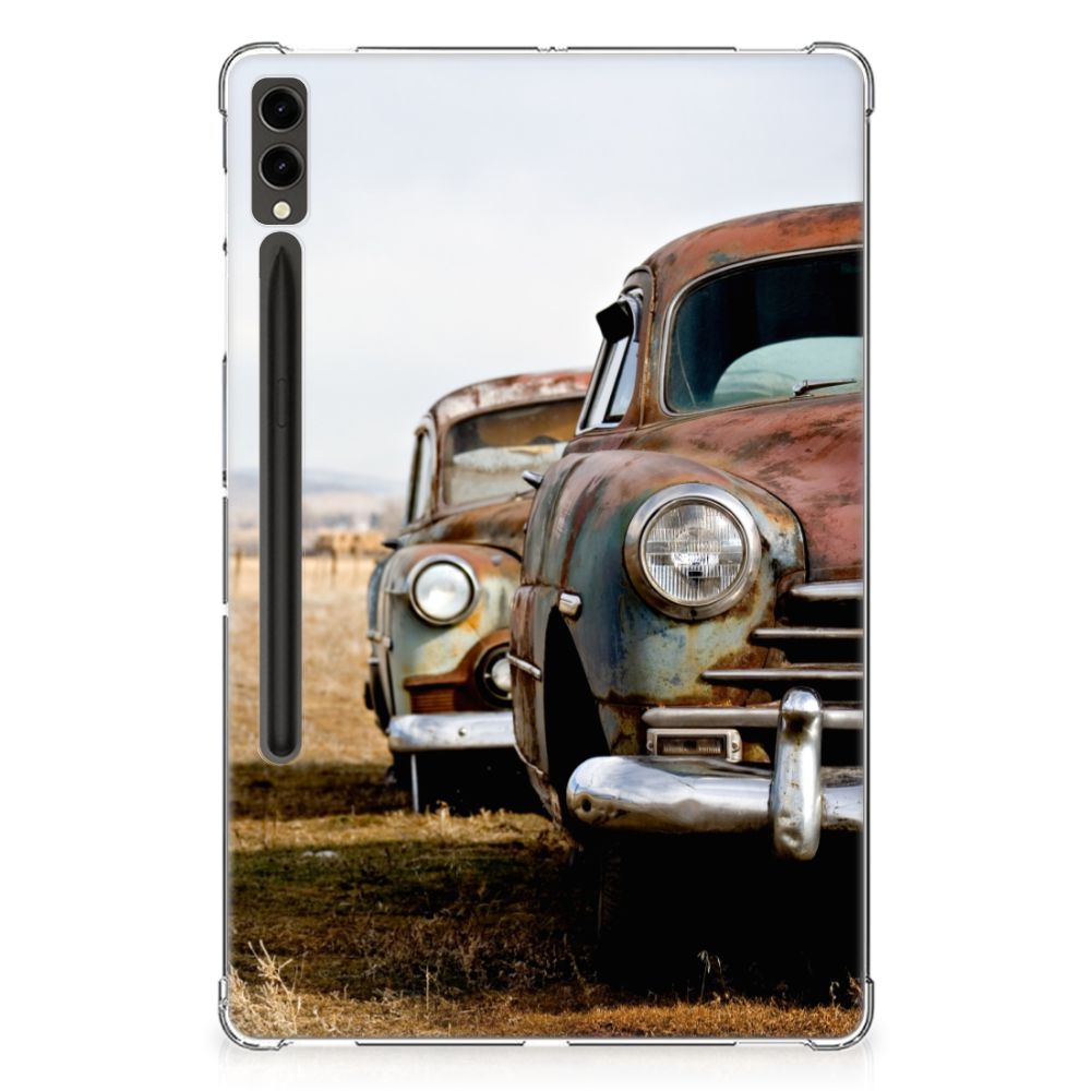 Samsung Galaxy Tab S9 Plus Tablet Backcover met foto Vintage Auto
