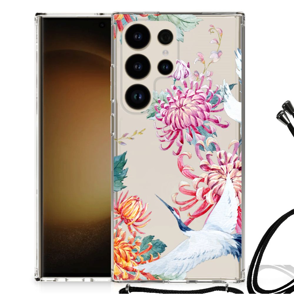 Samsung Galaxy S24 Ultra Case Anti-shock Bird Flowers B2C Telecom