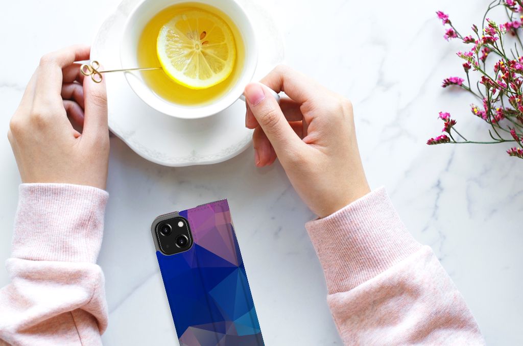 iPhone 13 Mini Stand Case Polygon Dark - B2C Telecom