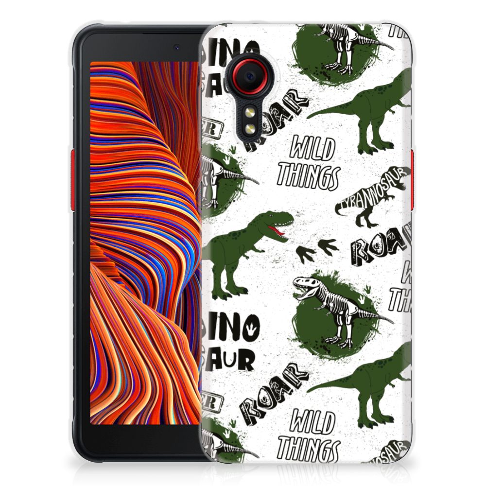 TPU Hoesje voor Samsung Galaxy Xcover 5 Dinosaurus