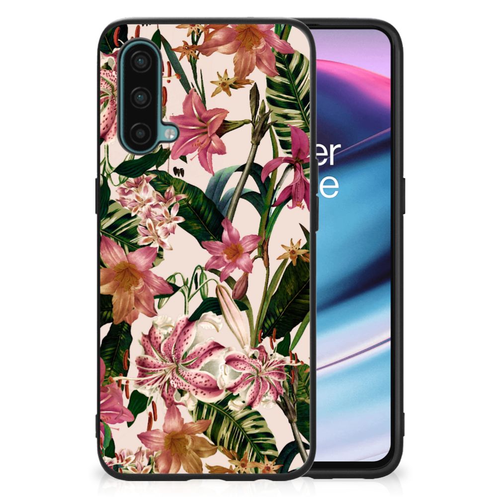 OnePlus Nord CE 5G Bloemen Hoesje Flowers