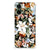 Case voor Motorola Moto G35 Dark Flowers