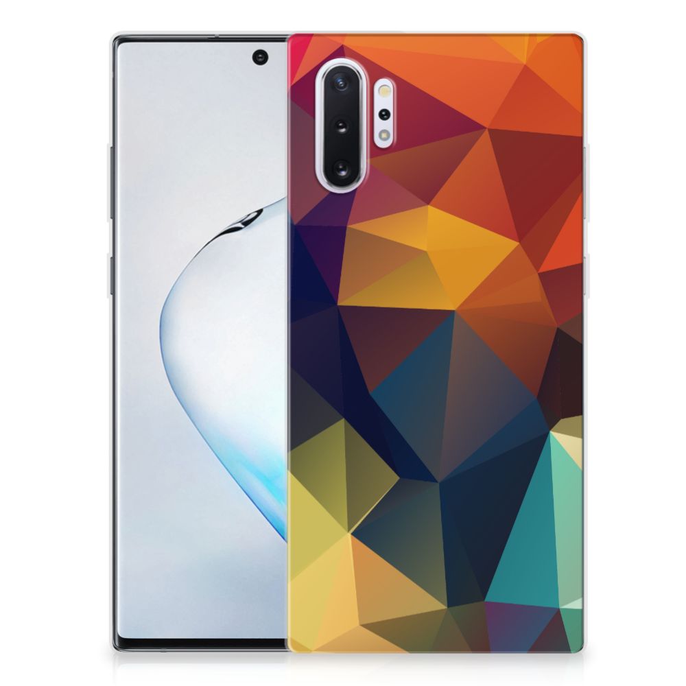 Samsung Galaxy Note 10 Plus TPU Hoesje Polygon Color