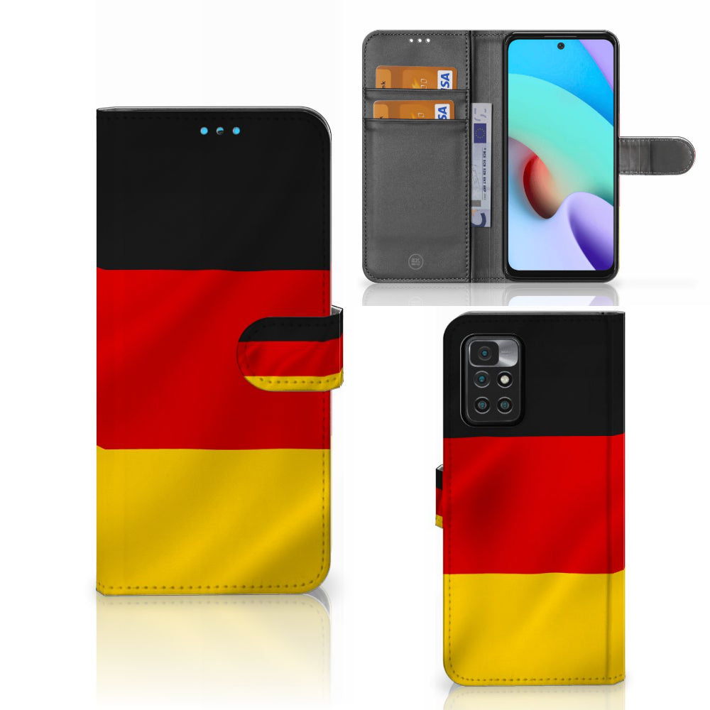 Xiaomi Redmi 10 Bookstyle Case Duitsland