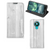 Nokia 3.4 Book Wallet Case White Wood - B2C Telecom