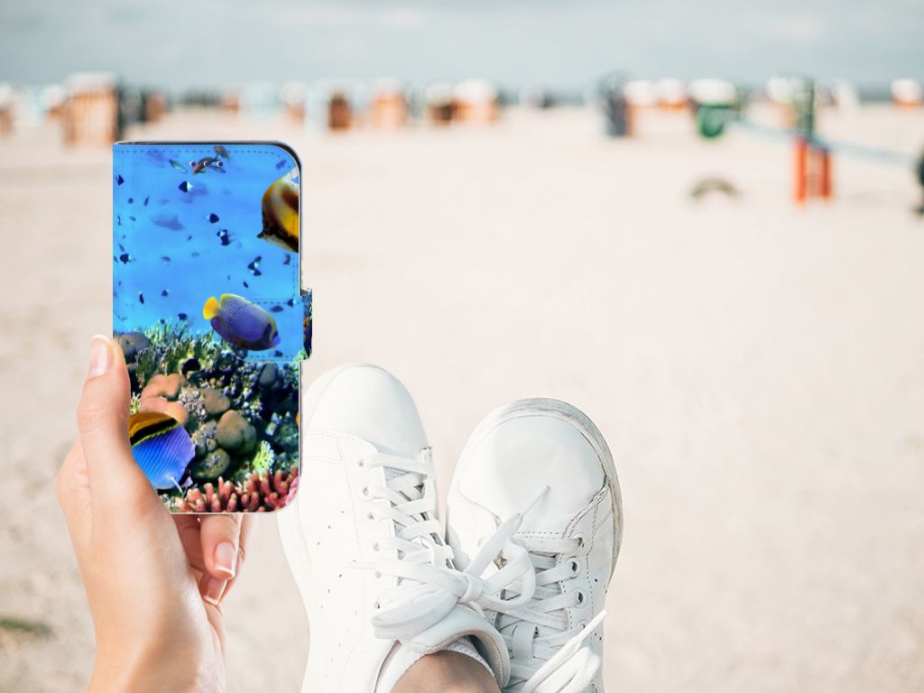 Samsung Galaxy S10e Telefoonhoesje met Pasjes Vissen