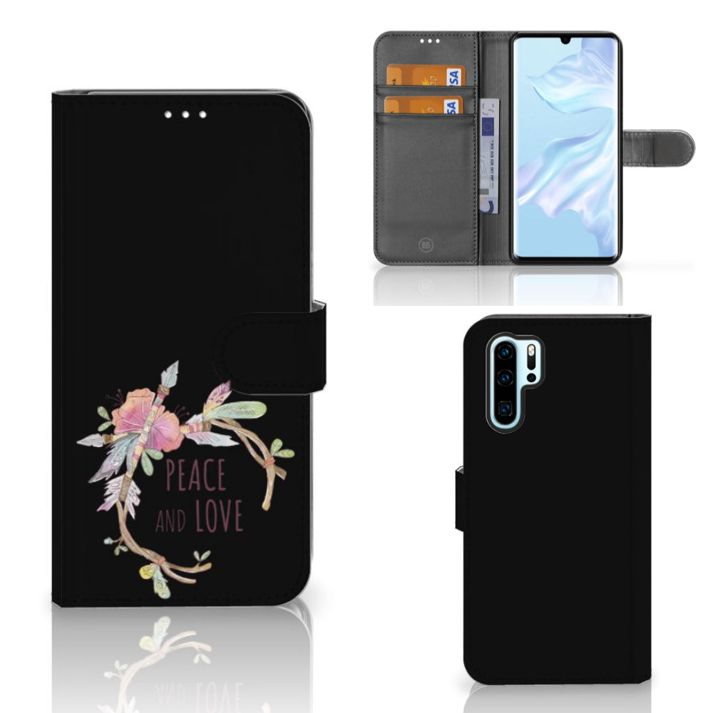 Huawei P30 Pro Leuk Hoesje Boho Text