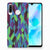 Huawei P30 Lite TPU Hoesje Abstract Green Blue