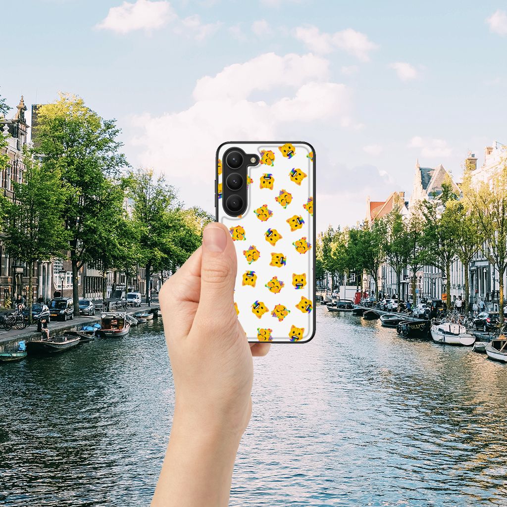 Back Case voor Samsung Galaxy S23 Katten Emojis B2C Telecom