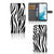 Samsung Galaxy A23 Telefoonhoesje met Pasjes Zebra