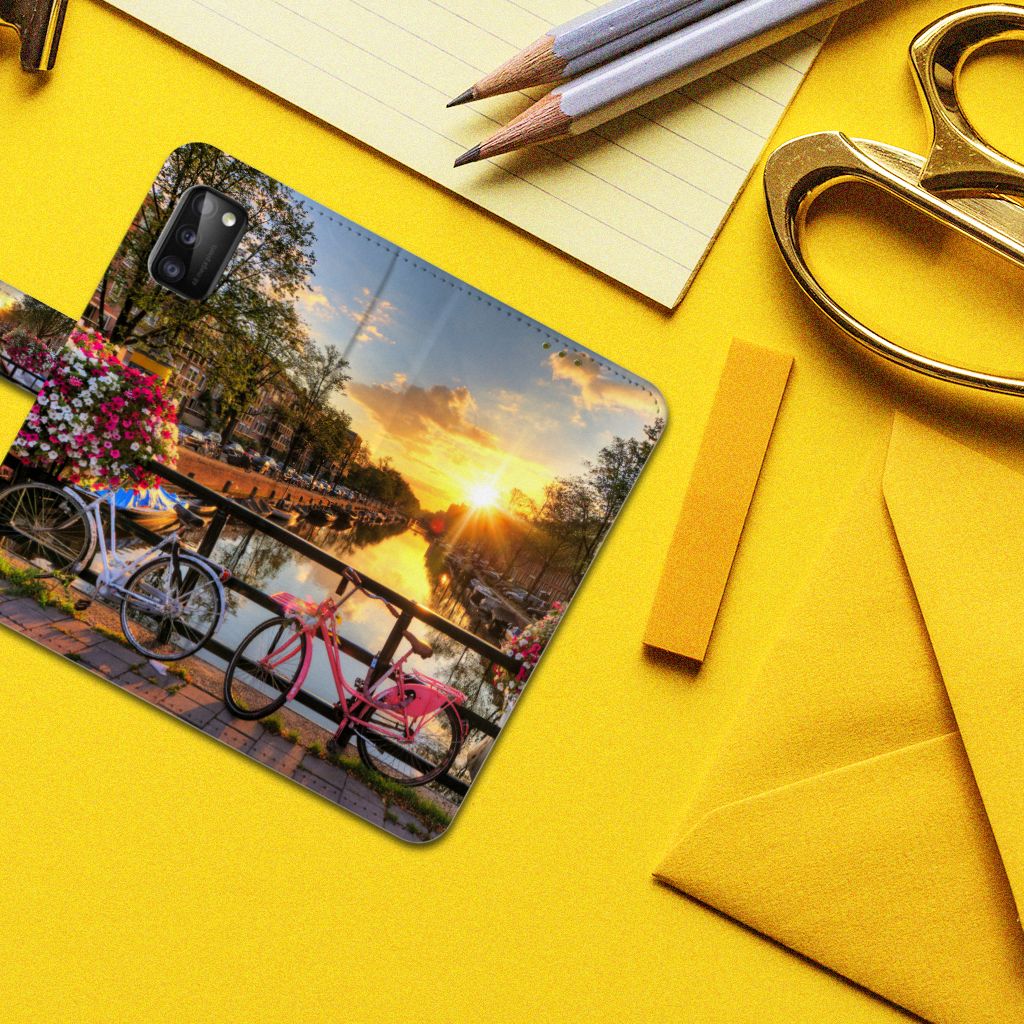 Samsung Galaxy A41 Flip Cover Amsterdamse Grachten