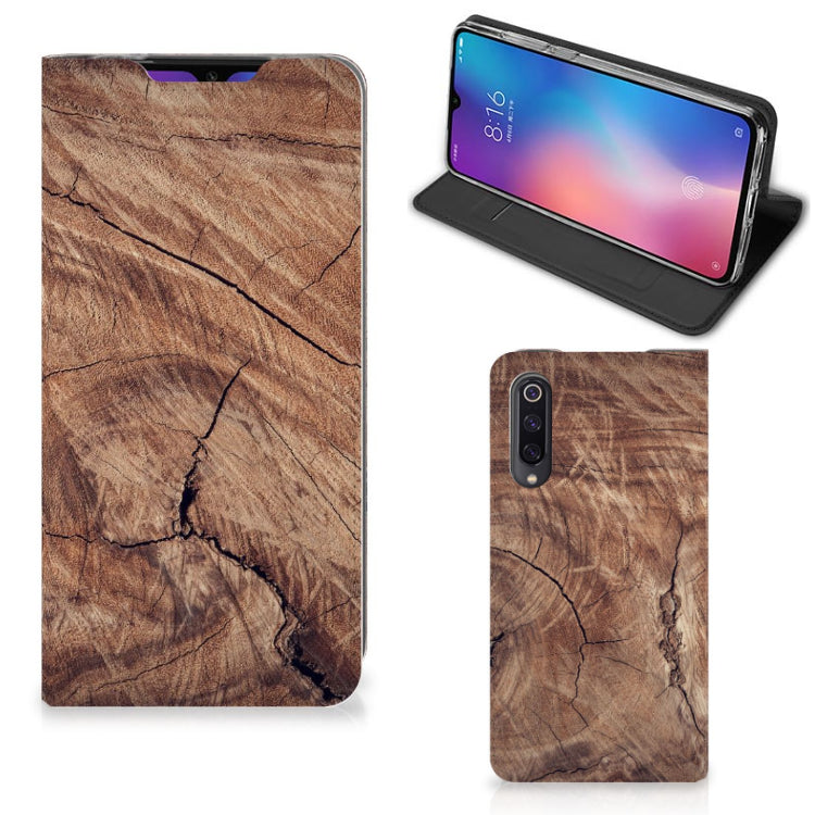 Xiaomi Mi 9 Book Wallet Case Tree Trunk