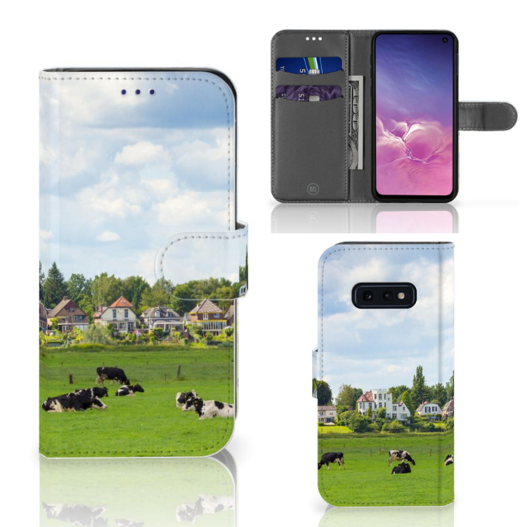 Samsung Galaxy S10e Telefoonhoesje met Pasjes Koeien