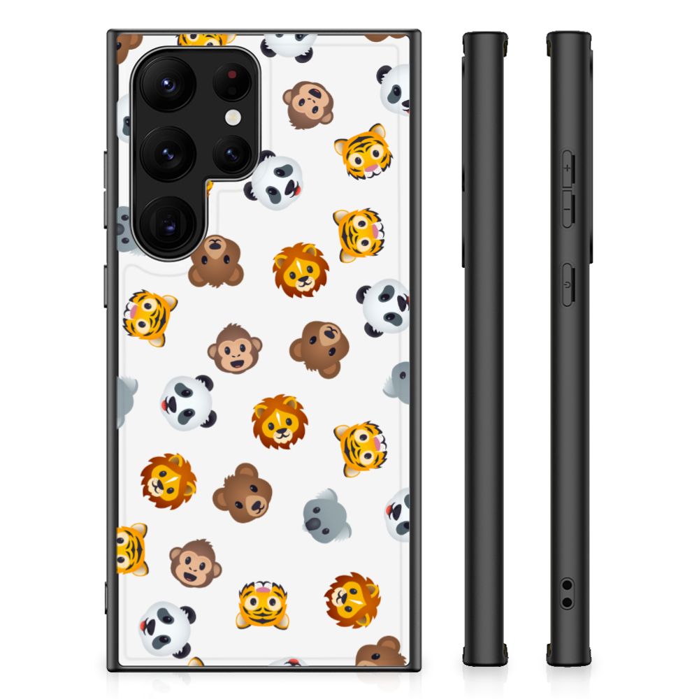 Back Case voor Samsung Galaxy S23 Ultra Dieren Emojis B2C Telecom