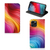 Stand Case voor Apple iPhone 11 Pro Regenboog met kleurrijk golfpatroon đ