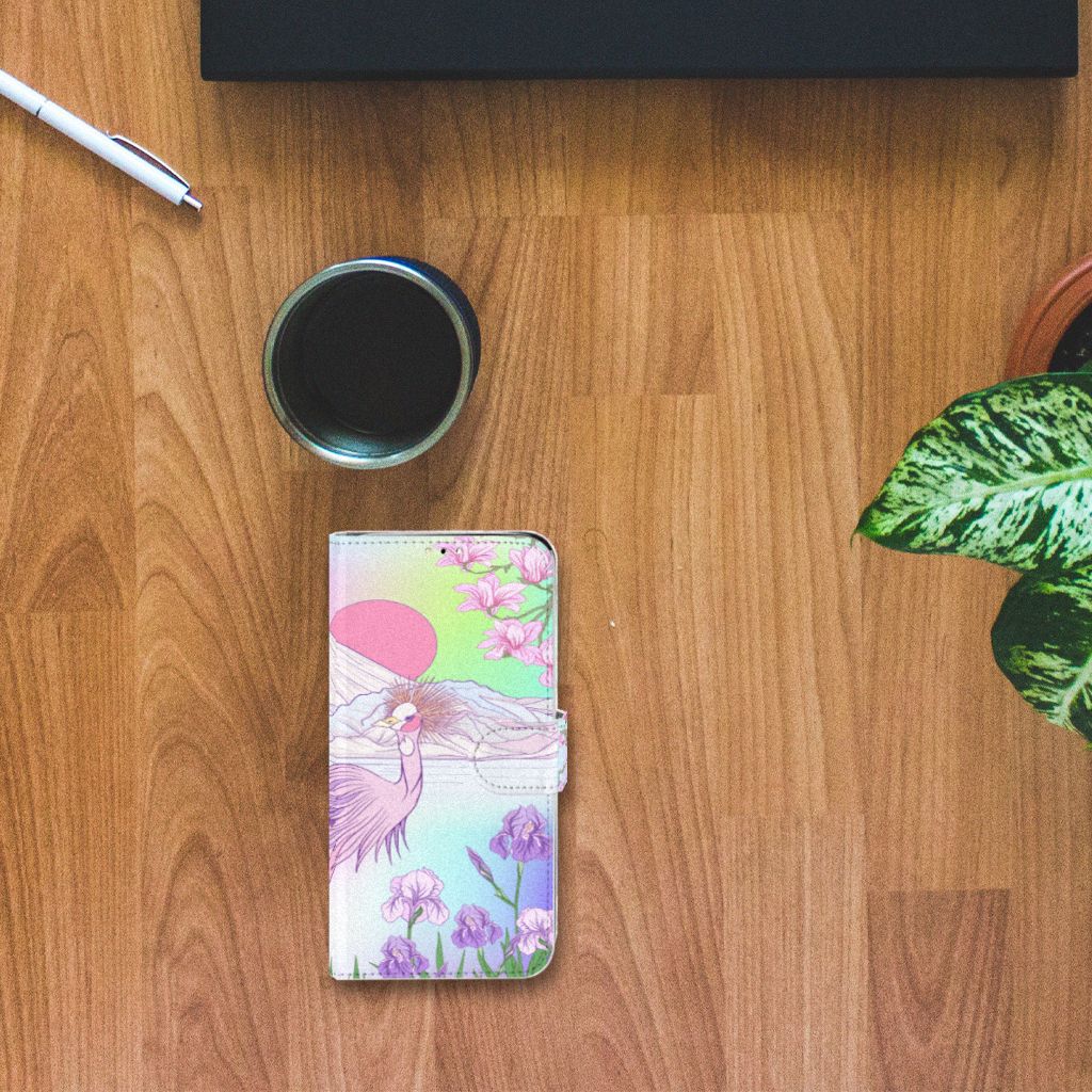 Huawei Y6 (2019) Telefoonhoesje met Pasjes Bird