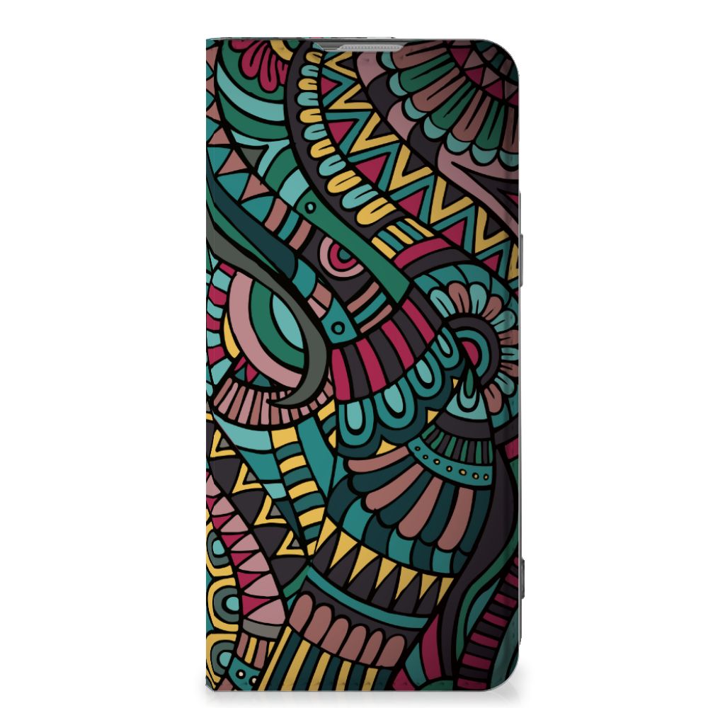 OnePlus Nord 2T Hoesje met Magneet Aztec - B2C Telecom