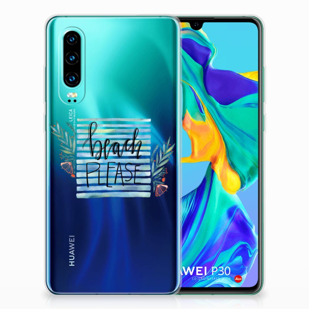 Huawei P30 Telefoonhoesje met Naam Boho Beach