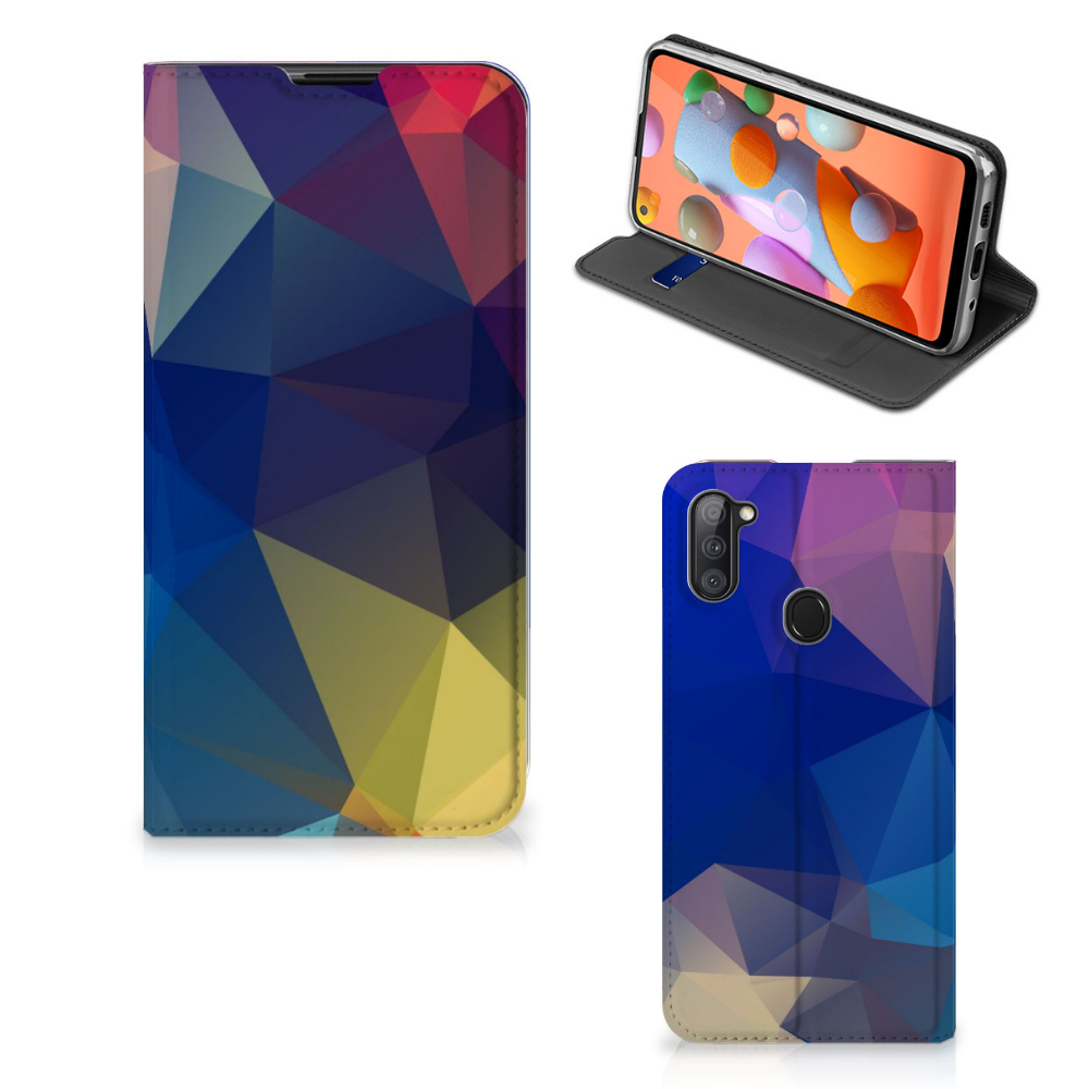 Samsung Galaxy M11 | A11 Stand Case Polygon Dark - B2C Telecom
