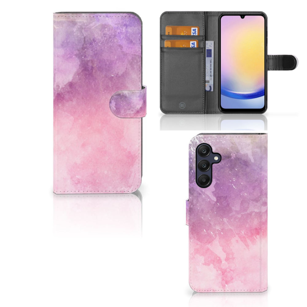 Hoesje Samsung Galaxy A25 Pink Purple Paint