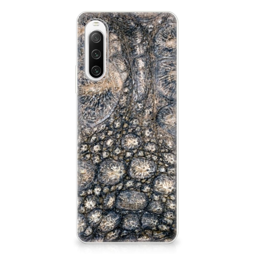 Sony Xperia 10 IV TPU Hoesje Krokodillenprint B2C Telecom